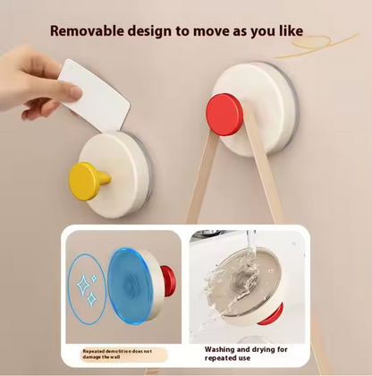 Gripza™ - Rotating Vacuum Hook (Pack of 4)