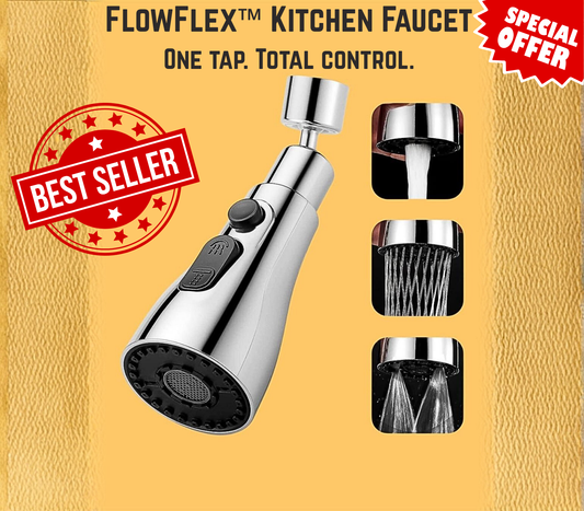 FlowFlex™ - 3 Mode Kitchen Faucet - One tap. Total control.