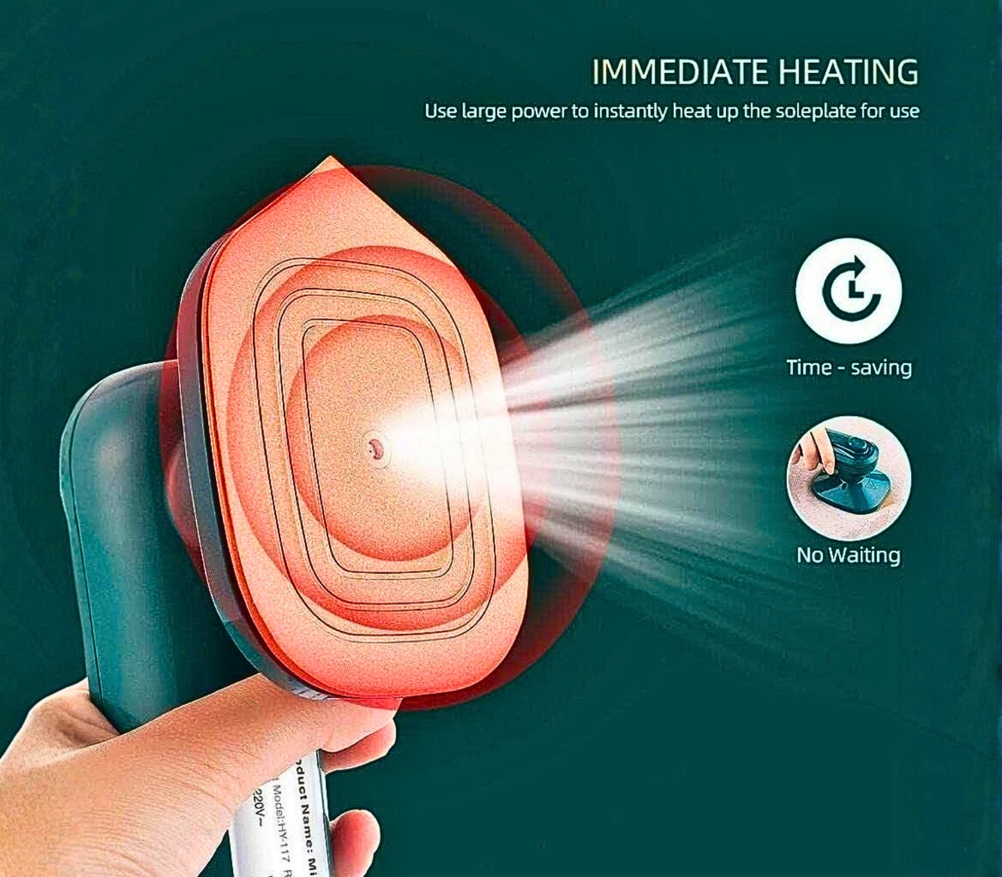 SteamGo™ Portable Garment Steamer - Smooth clothes. Anywhere.
