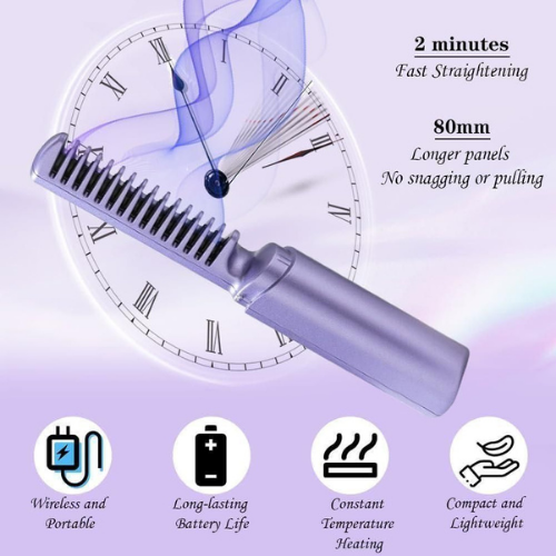 StyleGo™ Mini Cordless Hair Straightener - Smooth hair. Anytime.
