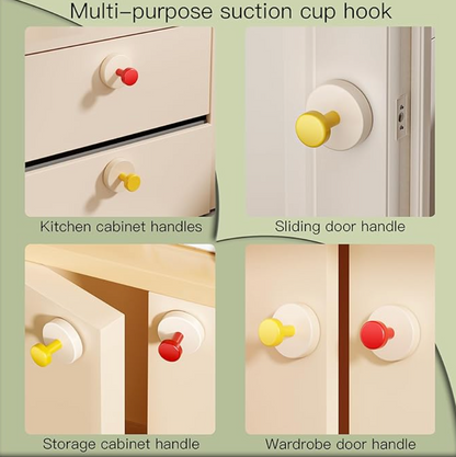Gripza™ - Rotating Vacuum Hook (Pack of 4)