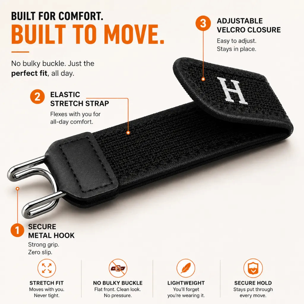 FREEFIT™ Buckeless Belt (Pack of 2)